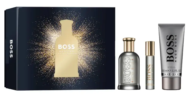 ESTUCHE HUGO BOSS BOTTLED EDP 100 ML. + 10+ GEL DE DUCHA