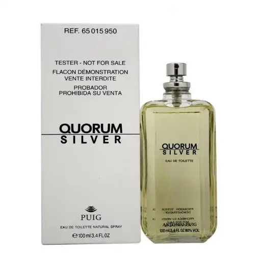 TESTER QUORUM SILVER 100 ML.